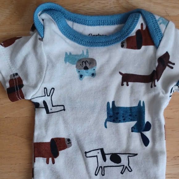 Premie Boys PJ and Onsie Set of 6 - Picture 5 of 6